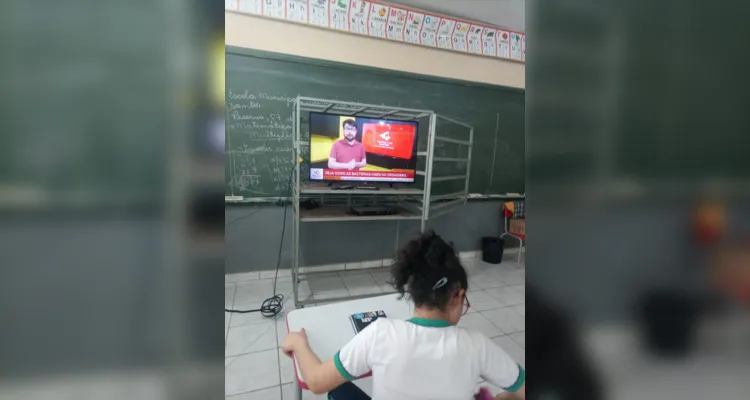 Estudantes puderam imergir nos conteúdos apresentados em sala de aula.