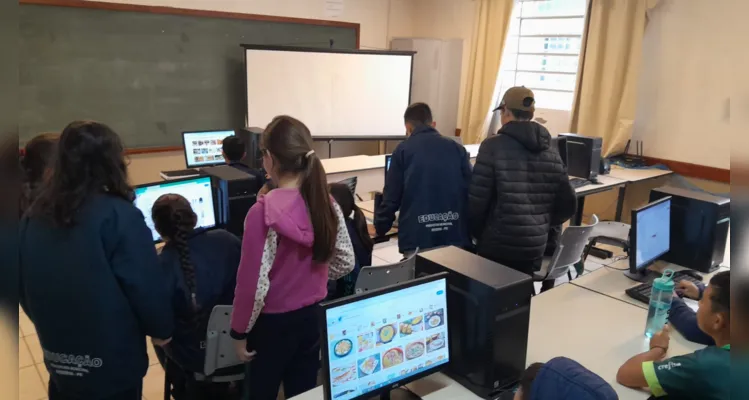 Educandos puderam 'degustar' conteúdos realizados em sala de aula.