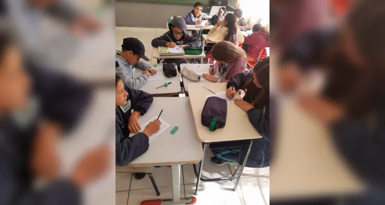 Ações em sala levaram alunos a entenderem importância do tema.