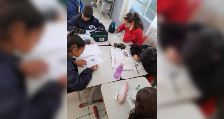 Ações em sala levaram alunos a entenderem importância do tema.