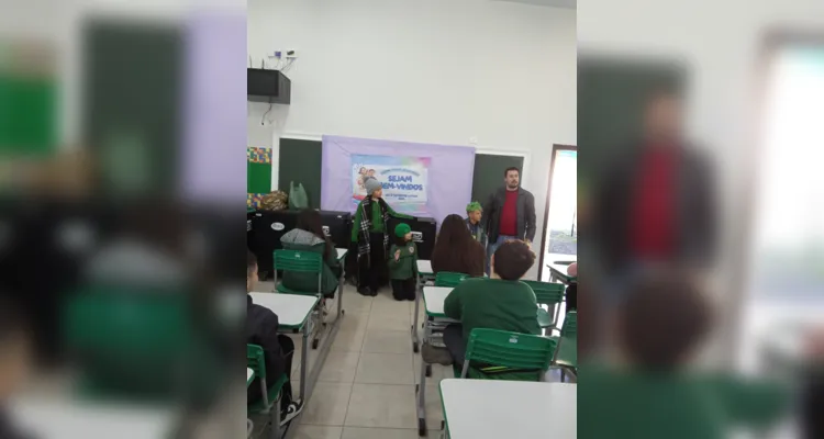 Palestra contribuiu efetivamente para conhecimento dos alunos.