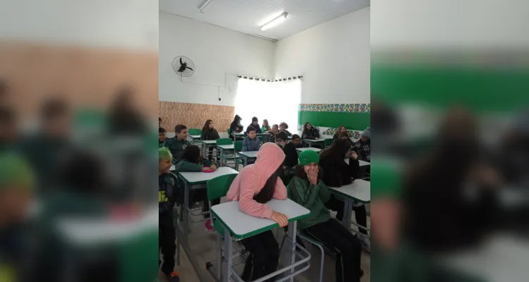 Palestra contribuiu efetivamente para conhecimento dos alunos.