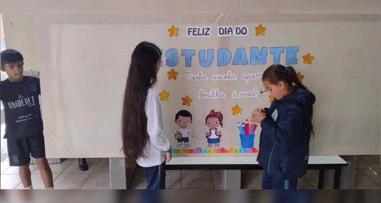 Educandos puderam ser os protagonistas de toda a celebração.