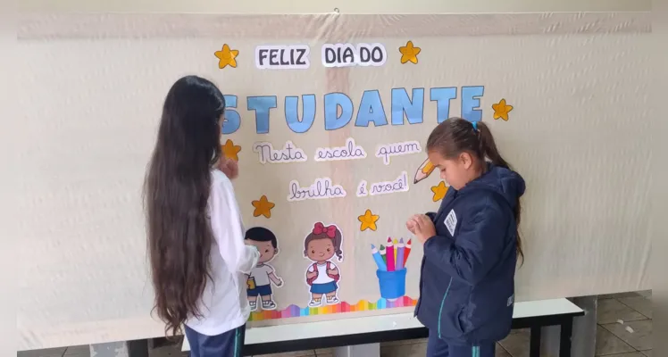 Educandos puderam ser os protagonistas de toda a celebração.