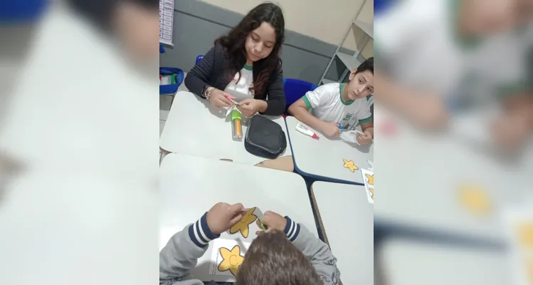 Educandos puderam ser os protagonistas de toda a celebração.