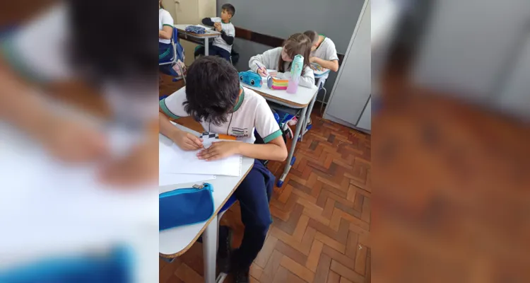 Educandos puderam ampliar suas habilidades escritas com a proposta.