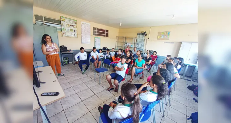 Trabalho dentro e fora da sala de aula permitiram ainda mais fixação do conteúdo.