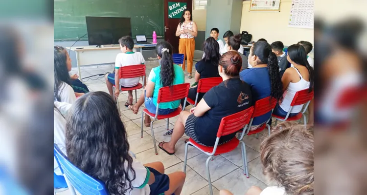 Trabalho dentro e fora da sala de aula permitiram ainda mais fixação do conteúdo.