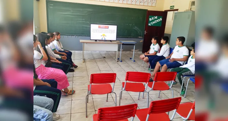 Trabalho dentro e fora da sala de aula permitiram ainda mais fixação do conteúdo.