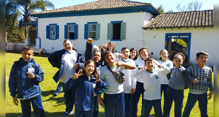 Confira os registros do passeio da turma na cidade dos Campos Gerais.