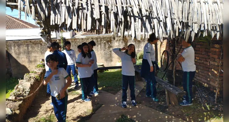 Confira os registros do passeio da turma na cidade dos Campos Gerais.