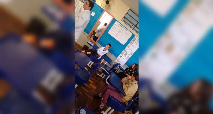 Confira as fotos das ações dos educandos em sala de aula.