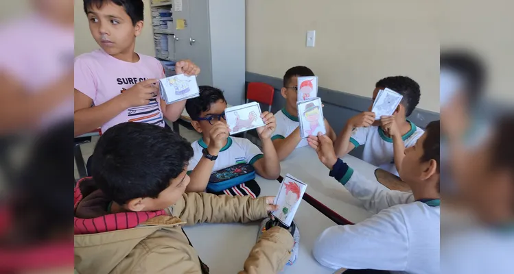 Veja como foi o trabalho cultural em sala de aula.