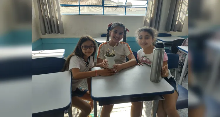 Veja como foi o trabalho e a 'roda de chimarrão' em sala de aula.