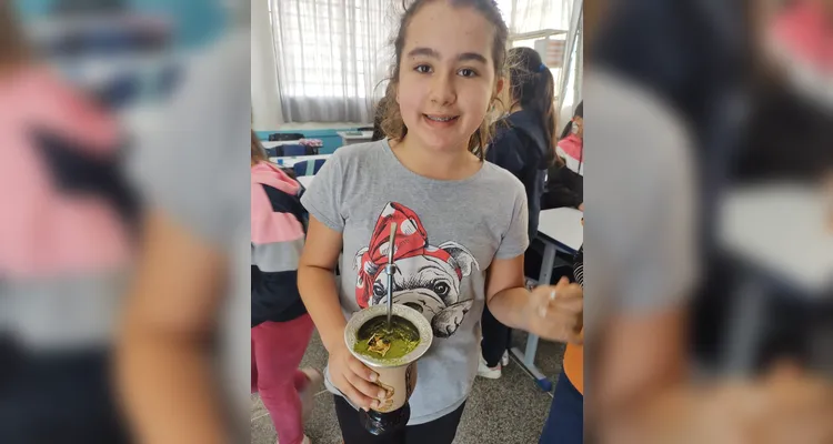 Veja como foi o trabalho e a 'roda de chimarrão' em sala de aula.