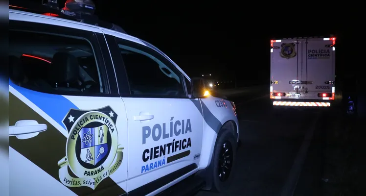 Homem que pilotava moto roubada e portava drogas morre após confronto contra o batalhão de Rone da Polícia Militar, em Ponta Grossa |