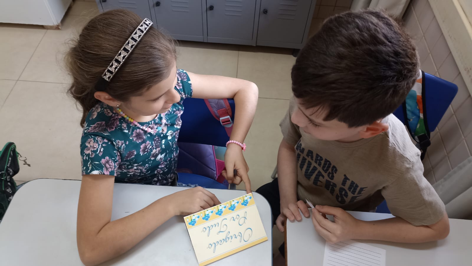 Confira os registros do trabalho dos alunos em sala de aula.