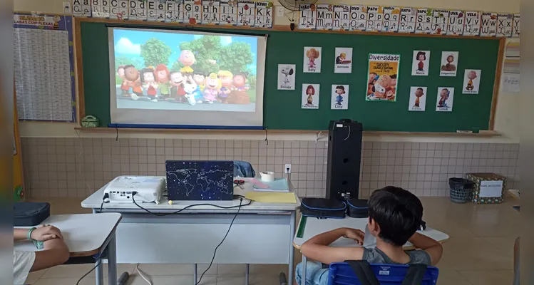 Confira os registros do trabalho dos alunos em sala de aula.