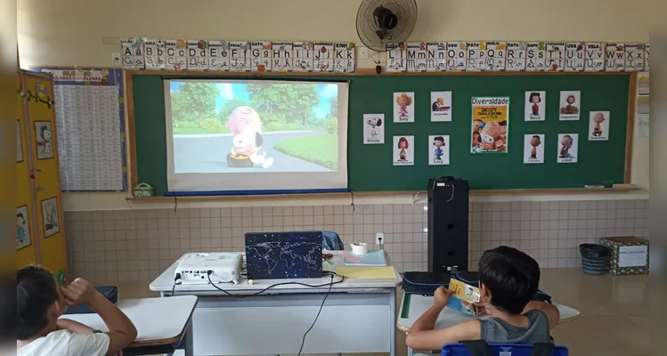 Confira os registros do trabalho dos alunos em sala de aula.