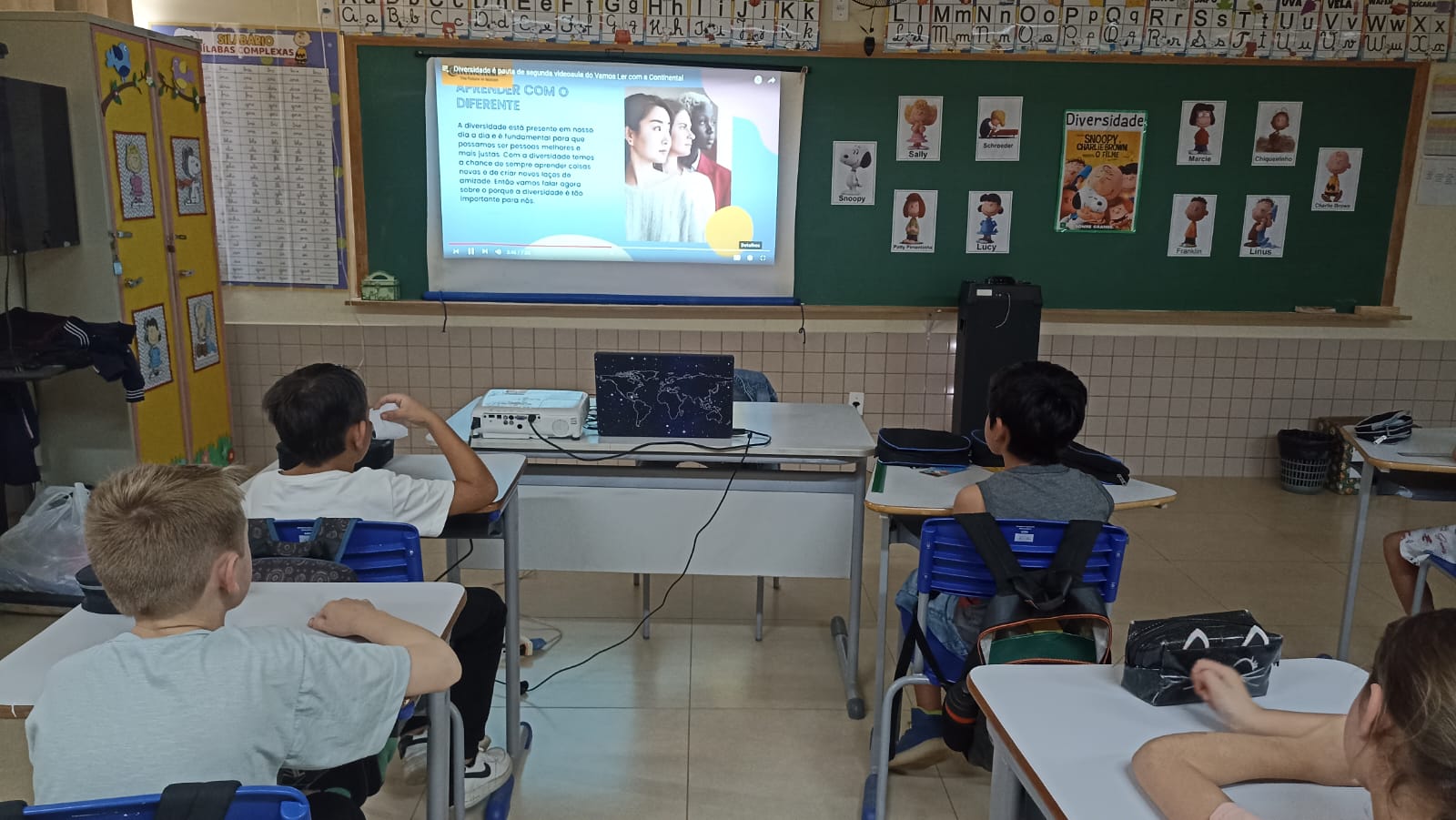 Confira os registros do trabalho dos alunos em sala de aula.