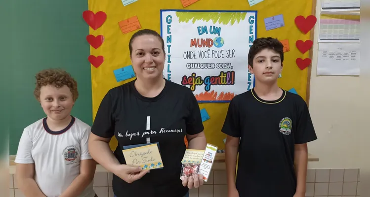 Confira os registros do trabalho dos alunos em sala de aula.