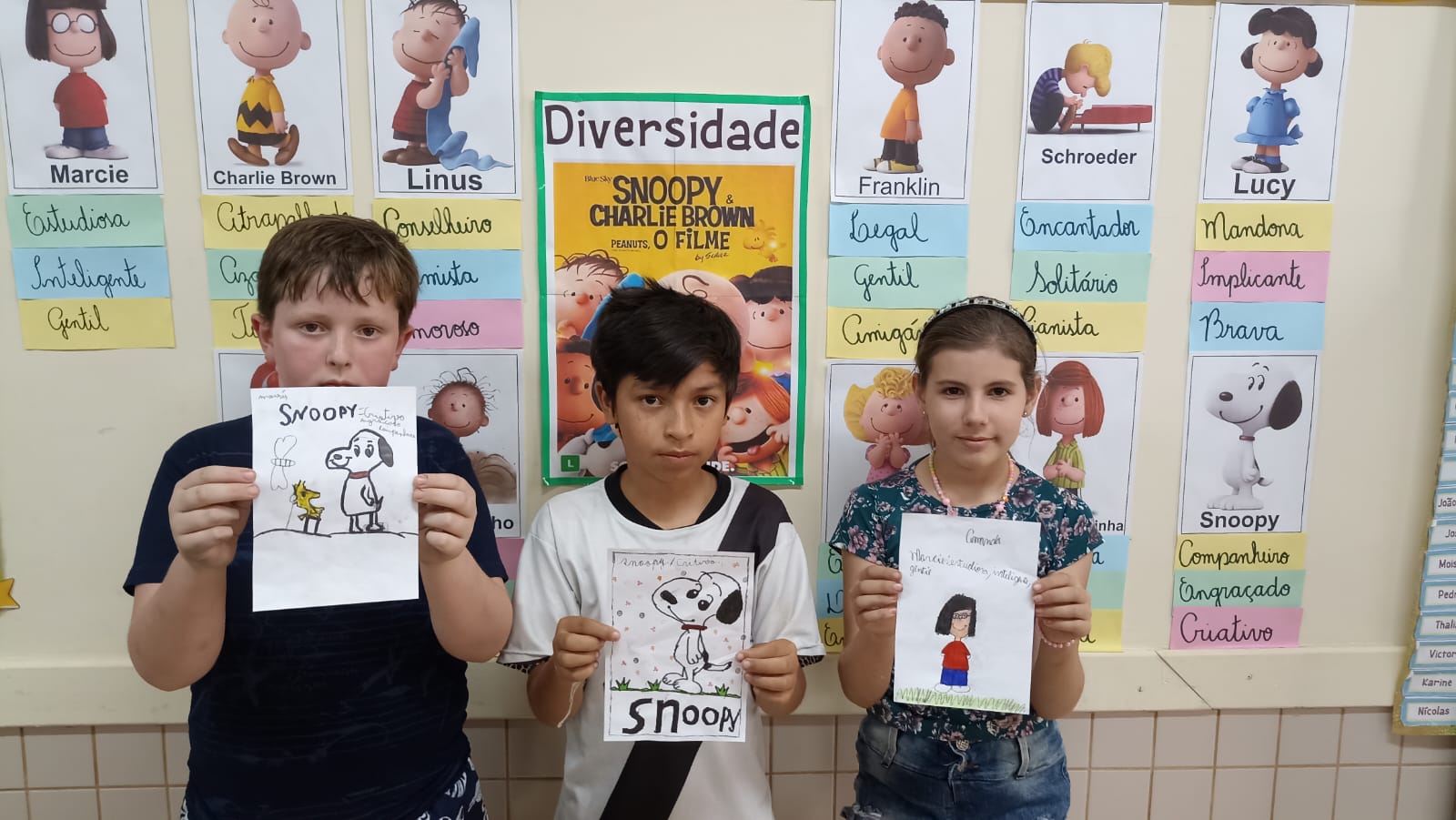 Confira os registros do trabalho dos alunos em sala de aula.