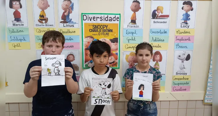 Confira os registros do trabalho dos alunos em sala de aula.