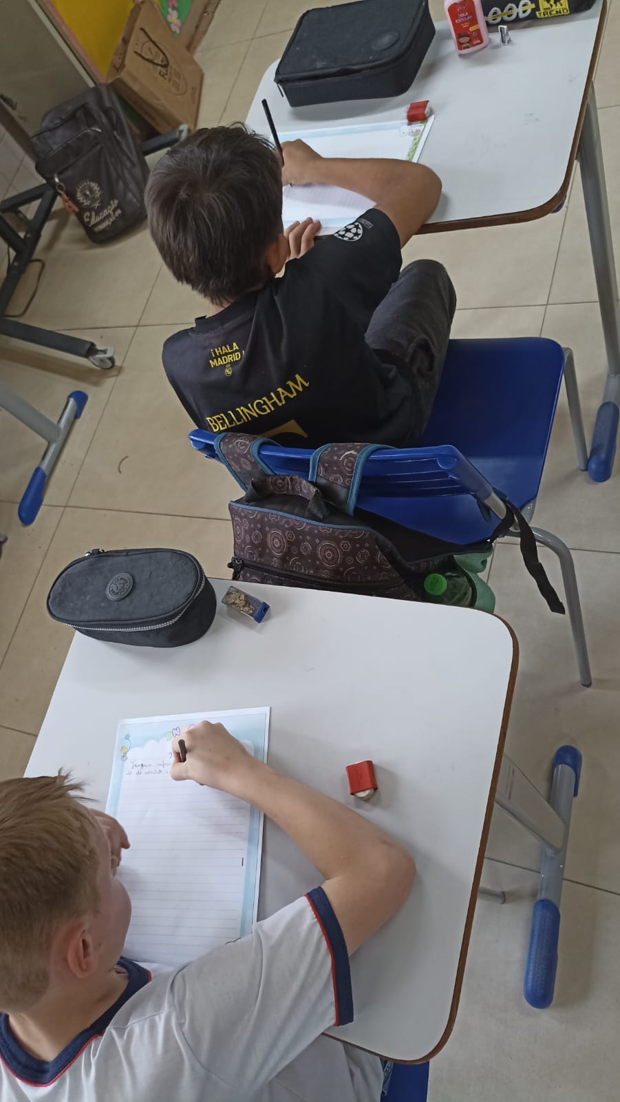 Confira os registros do trabalho dos alunos em sala de aula.