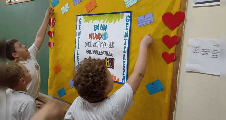 Confira os registros do trabalho dos alunos em sala de aula.