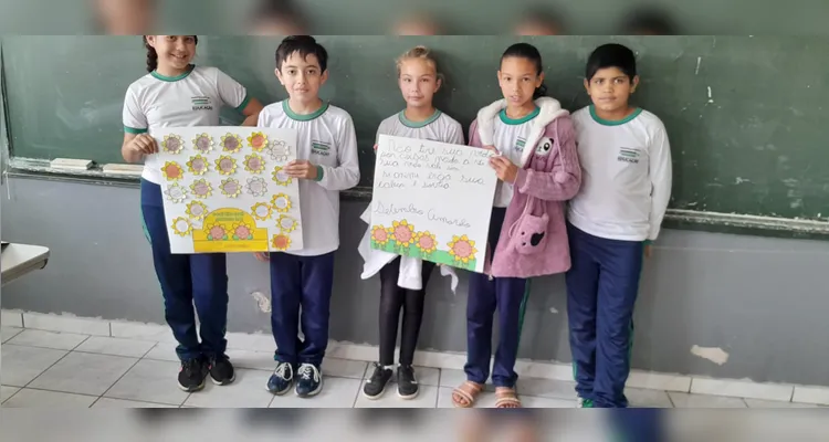 Proposta teve várias ações em sala de aula e conversa com profissional sobre o tema.