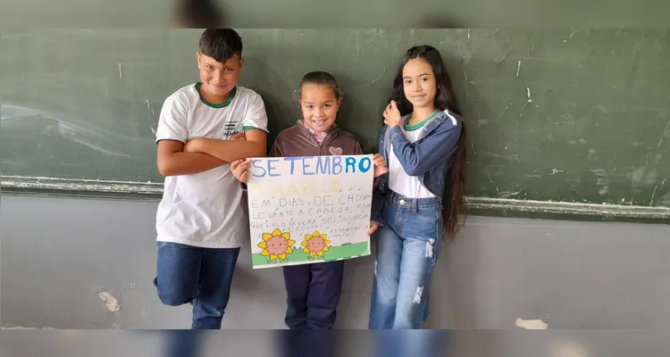 Proposta teve várias ações em sala de aula e conversa com profissional sobre o tema.