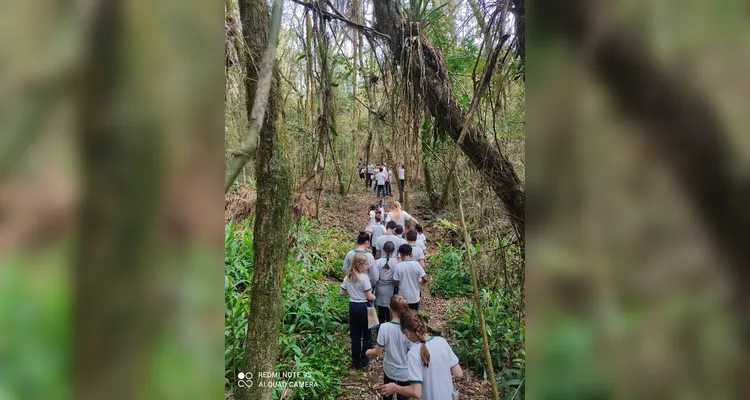 Trabalho teve grandes ações dentro e fora da sala de aula.