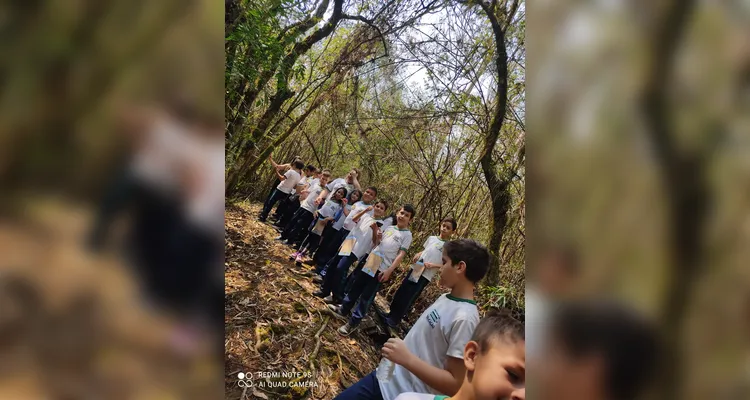 Trabalho teve grandes ações dentro e fora da sala de aula.