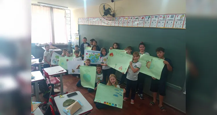 Trabalho teve grandes ações dentro e fora da sala de aula.