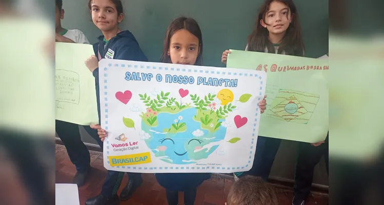 Trabalho teve grandes ações dentro e fora da sala de aula.