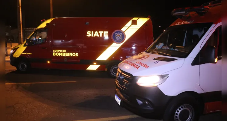 Agentes de socorro realizaram os primeiros atendimentos.