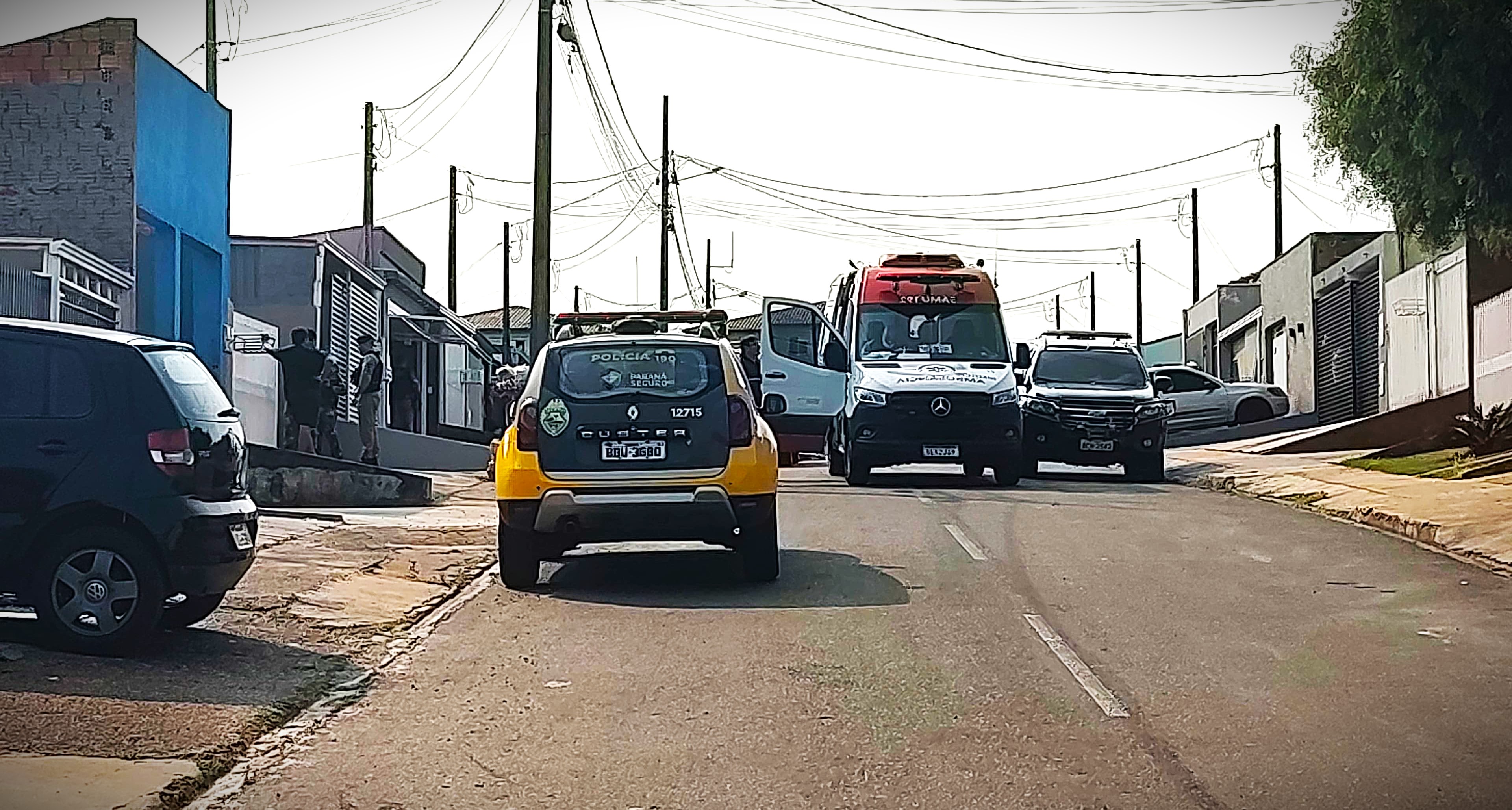 Rua ficou fechada, até a realização dos trabalhos.