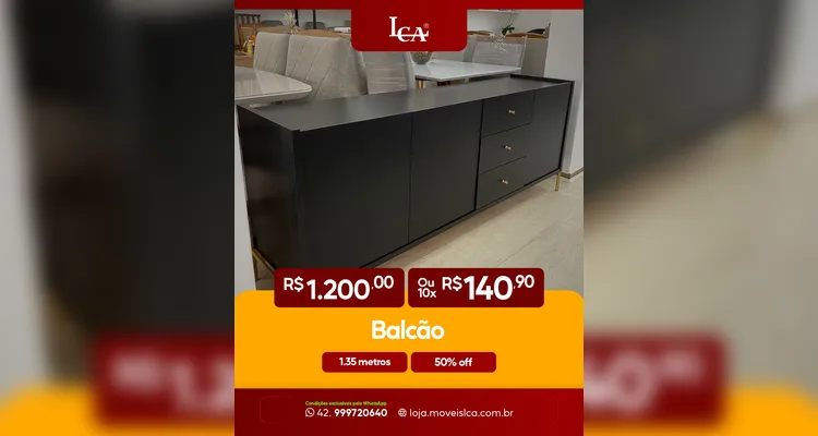 LCA Móveis lança promoção com descontos especiais