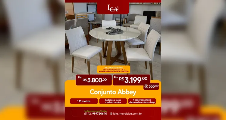 LCA Móveis lança promoção com descontos especiais