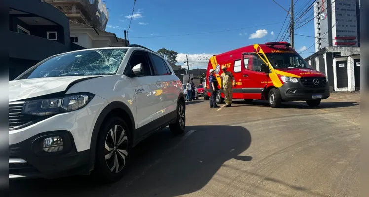 Acidente aconteceu na rua Padre Nóbrega.