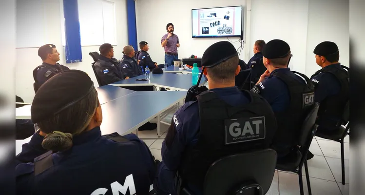 Guardas de PG realizam treinamento com a Polícia Científica