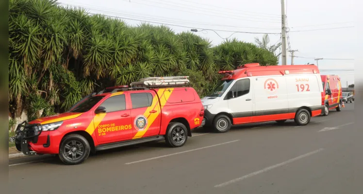 Jovem fica gravemente ferido ao cair de motocicleta, em Uvaranas, nesta sexta-feira (26) |