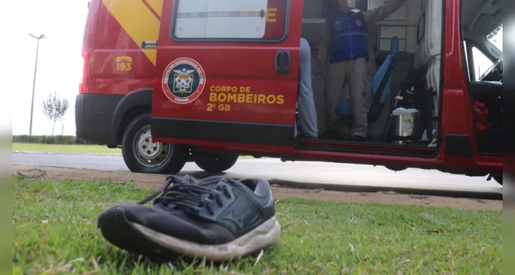 Jovem fica gravemente ferido ao cair de motocicleta, em Uvaranas, nesta sexta-feira (26) |