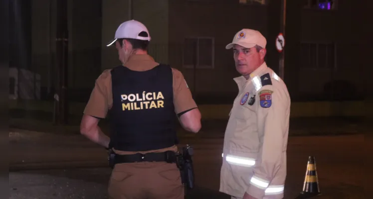 Equipe da Polícia Militar esteve no local.