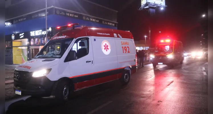 Equipe médica do Samu foi mobilizada.