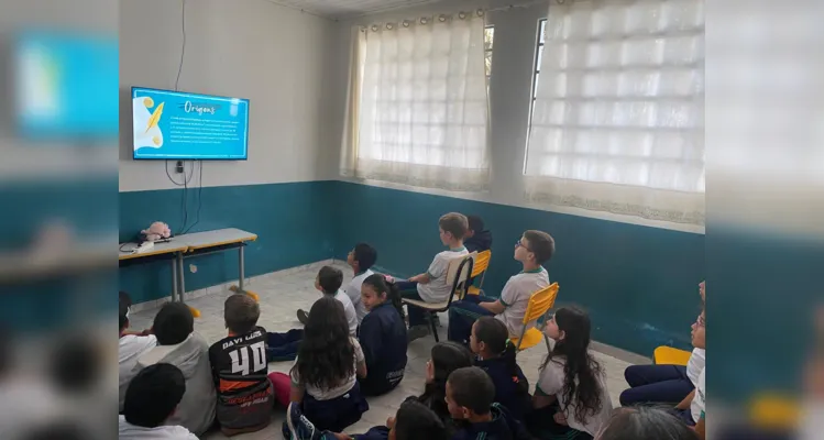 Veja os registros da ampla proposta realizada pelos alunos dentro e fora da sala de aula.