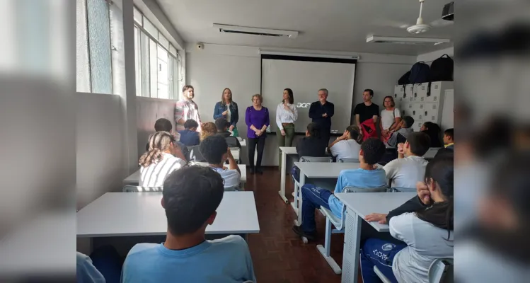 A ação teve a abertura realizada por membros do IMM.