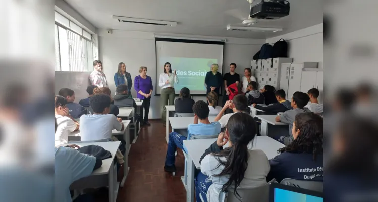 A ação teve a abertura realizada por membros do IMM.