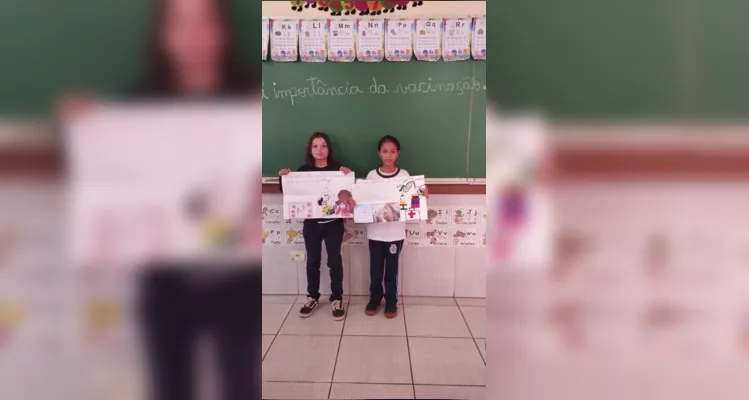 Confira as produções dos alunos em cartazes acerca do tema.