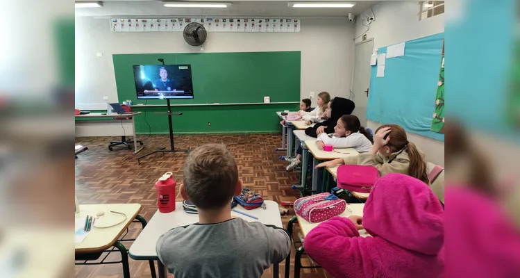 O conteúdo especial do Vamos Ler em formato de videoaula foi base importante para os estudos da turma.